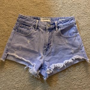 Pacsun high waisted denim shorts